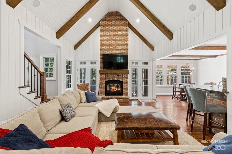 Indoor Outdoor Wood Fireplaces